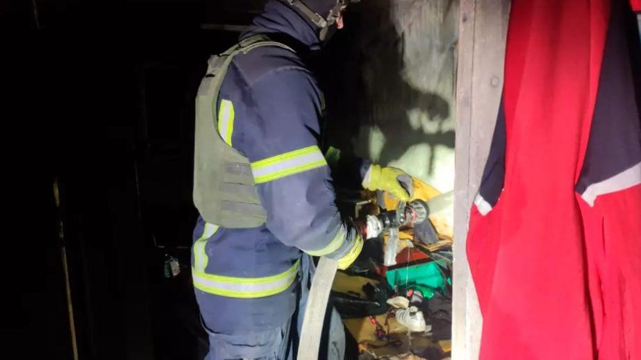 A man has died in a fire in Nikopol. (PHOTO)