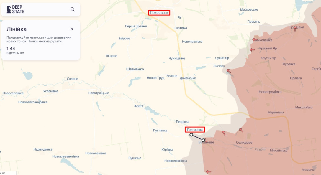 Бои на Донбассе, бои, наступление РФ, 6 ноября, карта, DeepState, Покровск