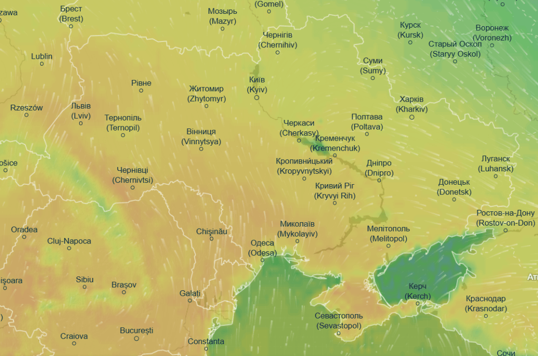 Погода в Украине 8 марта